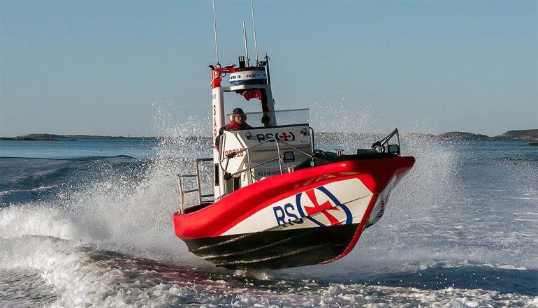 Swede Ship - 8m high speed rescue boat